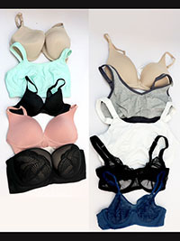 ASSORTED Wired & Non-Wired Bras - Size 32 to 40 (AA-A-C-D-DD-E-F)