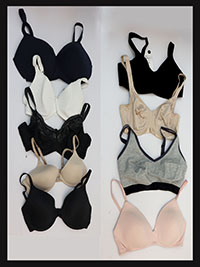 ASSORTED Wired & Non-Wired Lace, Soft Pad and Sport Bras - Size 32 to 38 (B-C-D-DD-E-F)