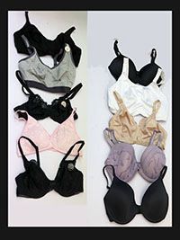 ASSORTED Lace and Plain Wired & Non-Wired Bras - Size 32 to 42 (A-B-C-D-D-E-F)