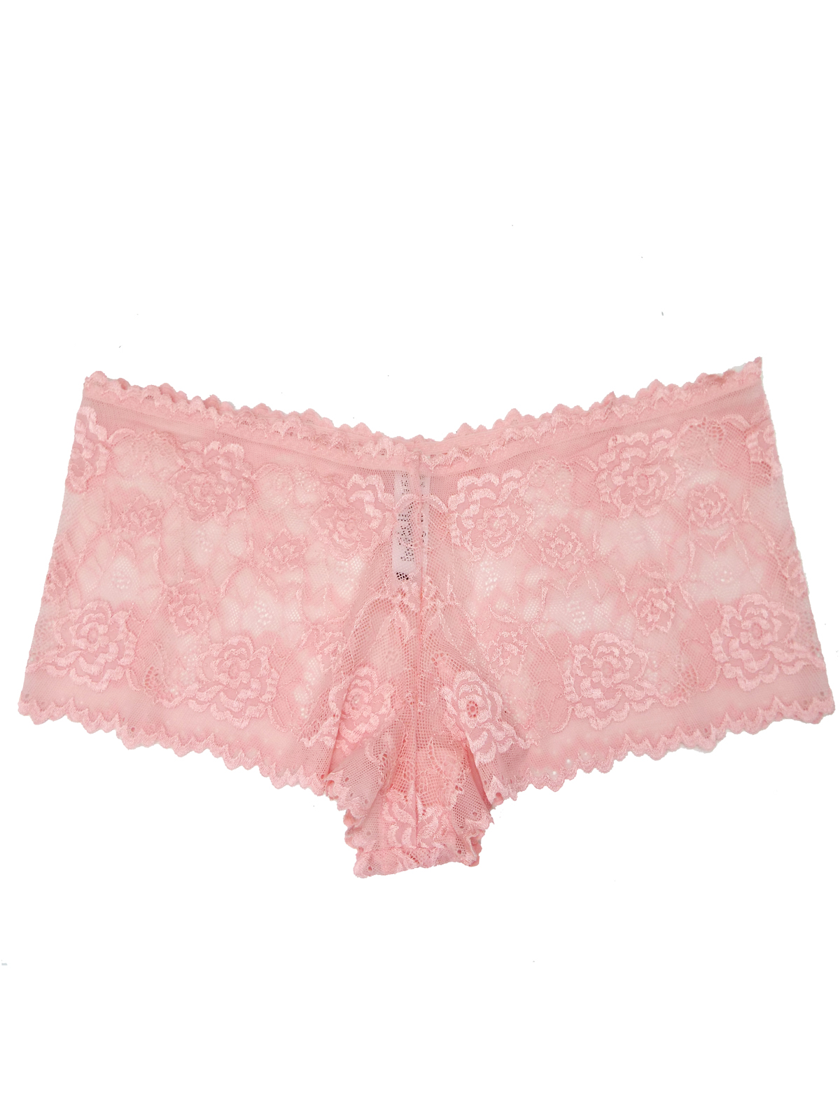 George - - PEACH Full Lace No VPL Shorts - Size 8 to 20