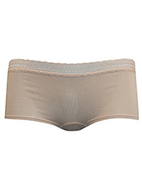 VS NATURAL Lace Trim Hiphugger Knickers - Size 8/10 to 20 (S to XL)