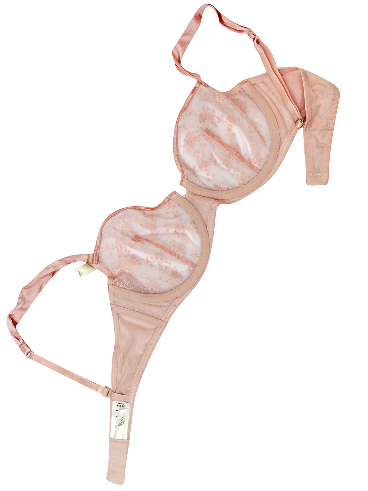 Boux Avenue - - DUSKY-PINK Imogen Casing Bra - Size 36 (A cup)