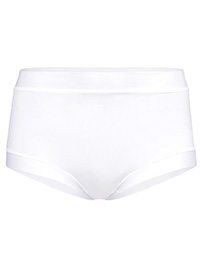 Ellos WHITE Smoothing MIDI Microfibre Hipster Briefs - Plus Size 24/26 to 28/30 (EU 50/52 to 54/56)