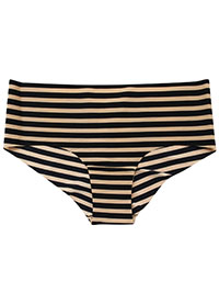 VS BLACK Smooth No Show Striped Cheeky Briefs - Size 8/10 to 20 (S to XXL)