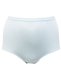 Comfort Choice AQUA Pure Cotton High Waisted Full Briefs - Plus Size 12 to 42/44 (US 7 to 16)