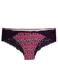 PURPLE Lace Trim Bikini Knickers - Size 6 to 8 (XS to S) PURPLE Lace Trim Bikini Knickers - Size 6 to 8 (XS to S)