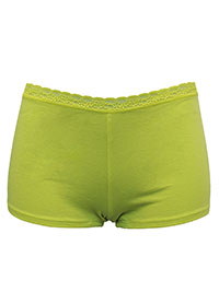 VS LIME Lace Trim Shortie Knickers - Size 18 (XL)