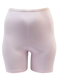 PALE-PINK Pure Cotton Comfort Shorts - Size 10 to 38/40 (US 7 to 16)
