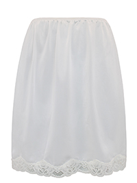 IVORY Lace Trim Half Waist Slip - Size 10 to 24