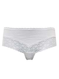 CREAM Lace Detail Brazilian Knickers - Size 8/10 to 22 (S to XXL)