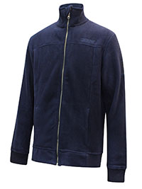 NAVY Mens Full Zip Fleece Jacket - Size M to XXL