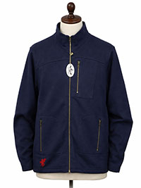 Mens Full Zip Fleece Cotton Jacket Size M to L