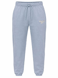 Light BLUE Retro Reebok Elastic cuffs Joggers Size XS to L
