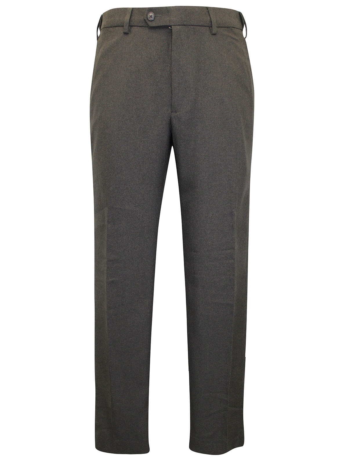 Black & Dark Fawn Solid Woolen Trouser (Pack of 2) main image 0