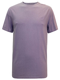FF Mens LILAC Lulworth Crew Neck T-Shirt  - Size M to XXL