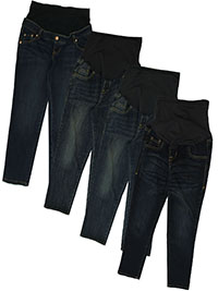 ASSORTED Cropped Over Bump Maternity Jeans - Size 6 to 14