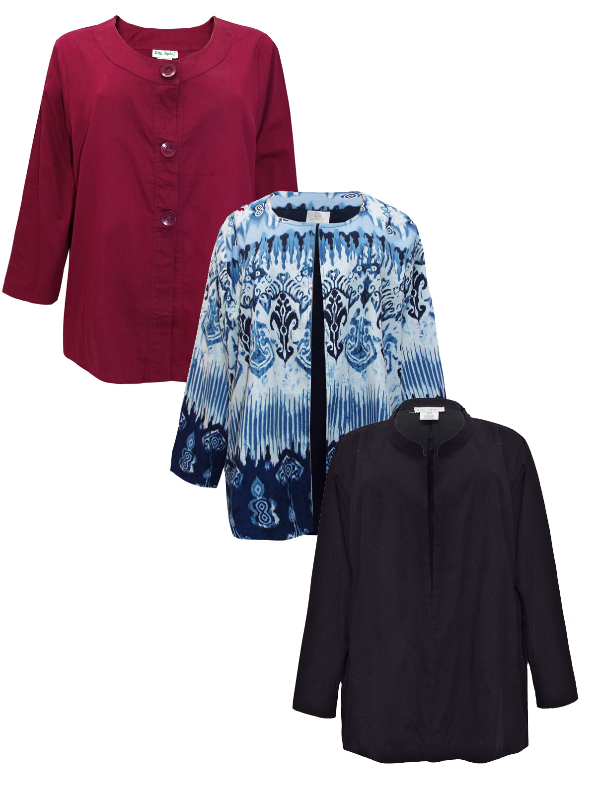 Ulla Popken PLUS Ulla Popk3n ASSORTED Ladies Jackets Plus Size 22