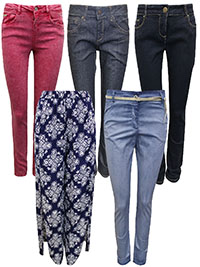 ASSORTED Jeans & Trousers - Size 10 to 12