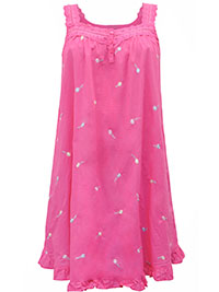 PINK Peony Petal Short Frill Hem Embroidered Gown - Plus Size 16/18 to 36/38 (M to 4X)
