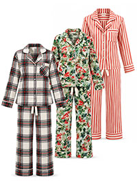 MIXED PRINT Cotton Pyjama Sets - Size XS to L