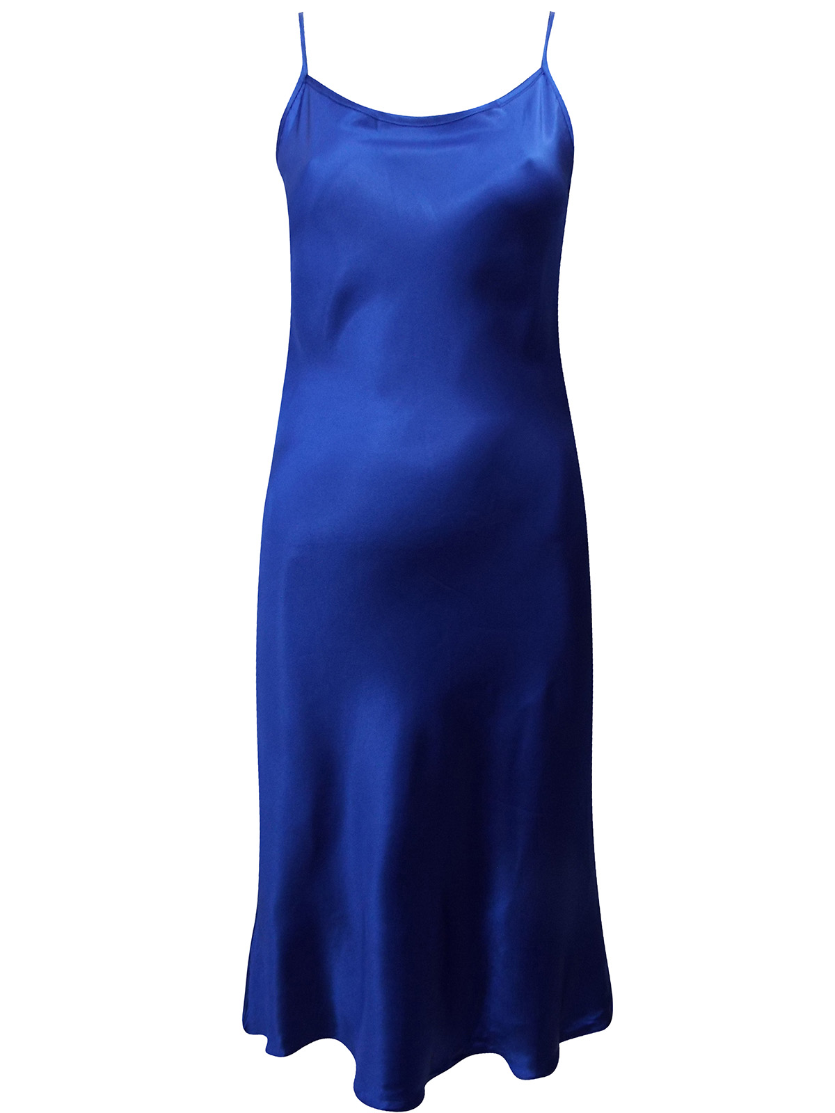 cobalt blue slip dress Vintagee Natori Cobalt Blue Slip Nightie Lingerie Dress  The Stand Alone