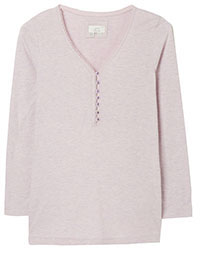 FF SOFT-LILAC Lily Henley T-Shirt - Size 10 to 18