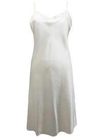 VS CHAMPAGNE Satin Charmeuse Thin Strap Slip Nightdress - Size Small to Large