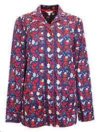 SS NAVY View Point Pyjama Top - Size 8 to 22