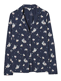 FF NAVY Shelter Jersey Pyjama Top - Size 8 to 16