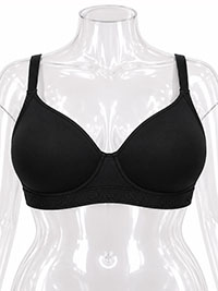 BLACK Everyday Full Cup Ultra Smooth Underwired Bra - Size 38 to 46