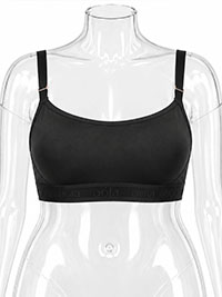 Plus Size Black Ultra Smooth Hidden Wire Minimising Bralette - Size 38 to 46 (D to G Cups)