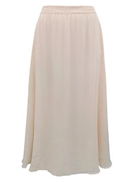 PEACH Floaty Georgette Maxi Skirt - Plus Size 18 to 32