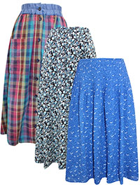 SS ASSORTED Printed Skirts - Size 8 to 14