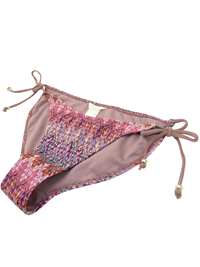 MSN Accesorize RUSTIC Crochet Knit Tie Side Bikini Bottoms - Size 8 to 18