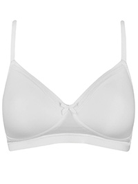 WHITE Sumptuously Soft Full Cup T-Shirt Bra - Size 34E