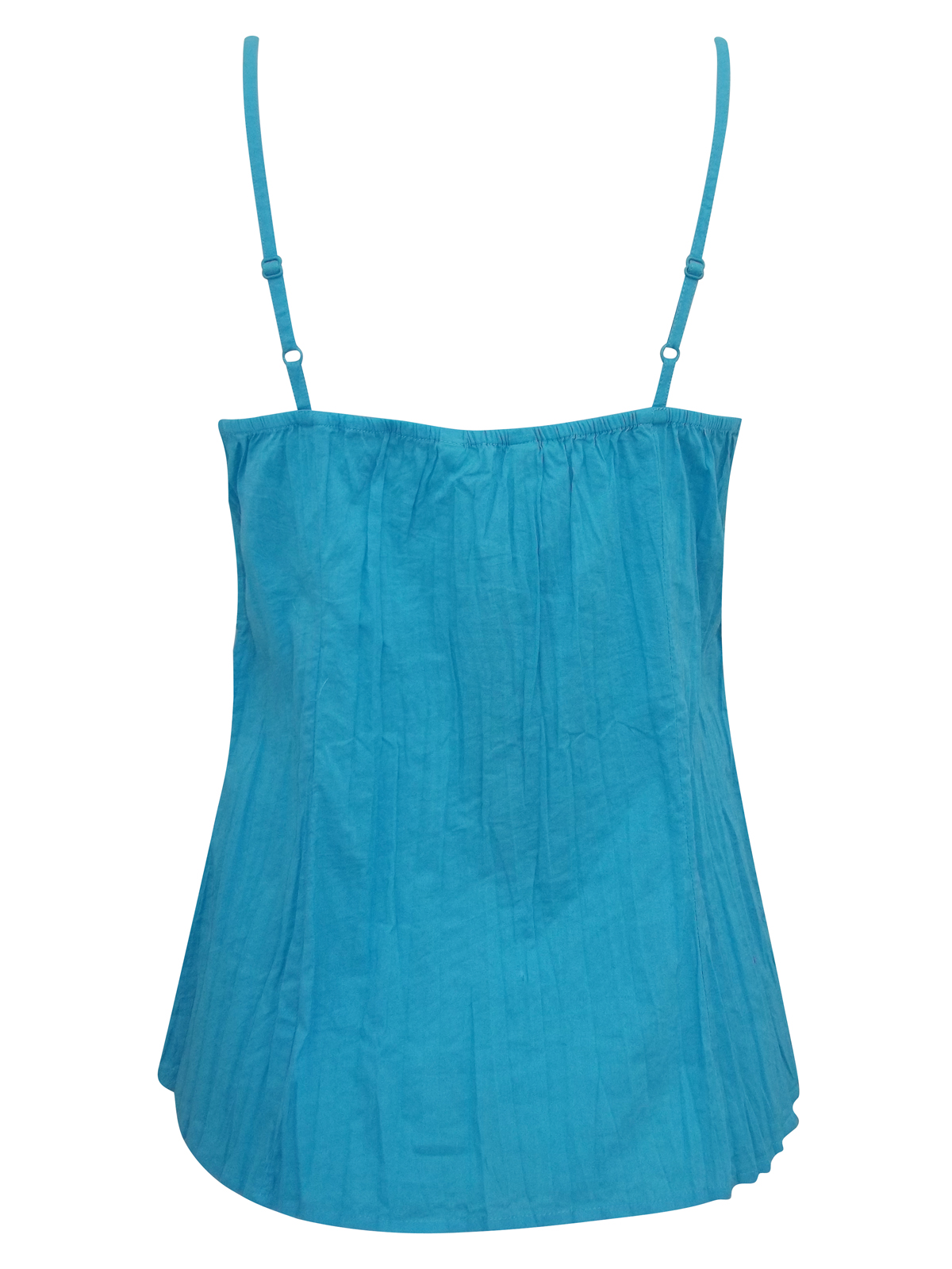 Marks and Spencer - - M&5 Turquoise Crinkle Cotton Lace Trimmed ...