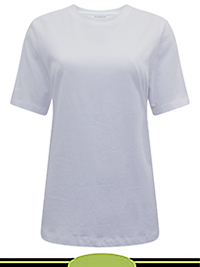 WHITE Pure Cotton Everyday Fit T-Shirt - Size 8 to 20