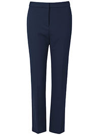 NAVY Double Slim Leg Trousers - Plus Size 14 to 16 NAVY Double Slim Leg Trousers - Plus Size 14 to 16