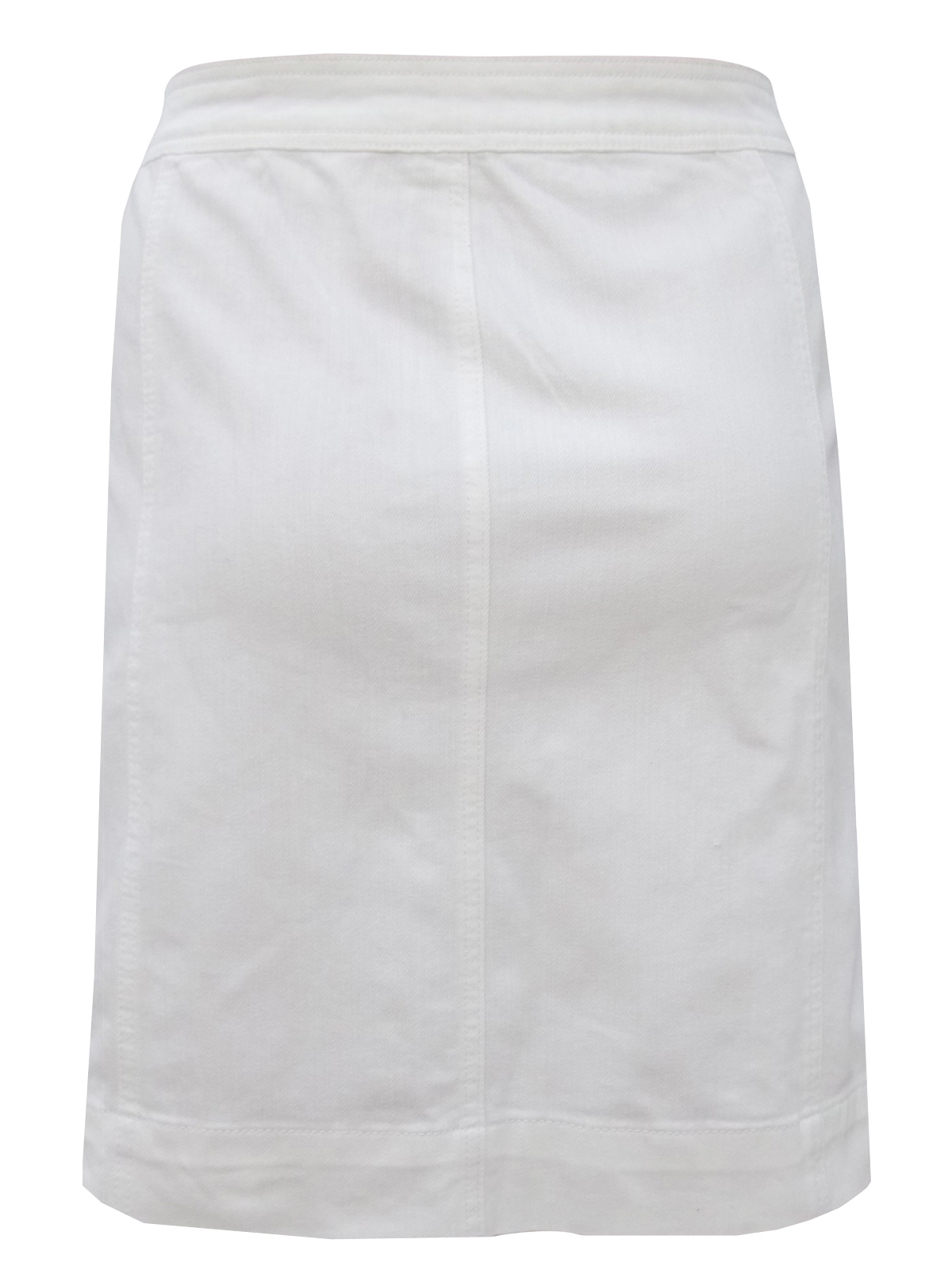 Marks and Spencer - - M&5 WHITE Button Through Denim Skirt - Size 20 to 22