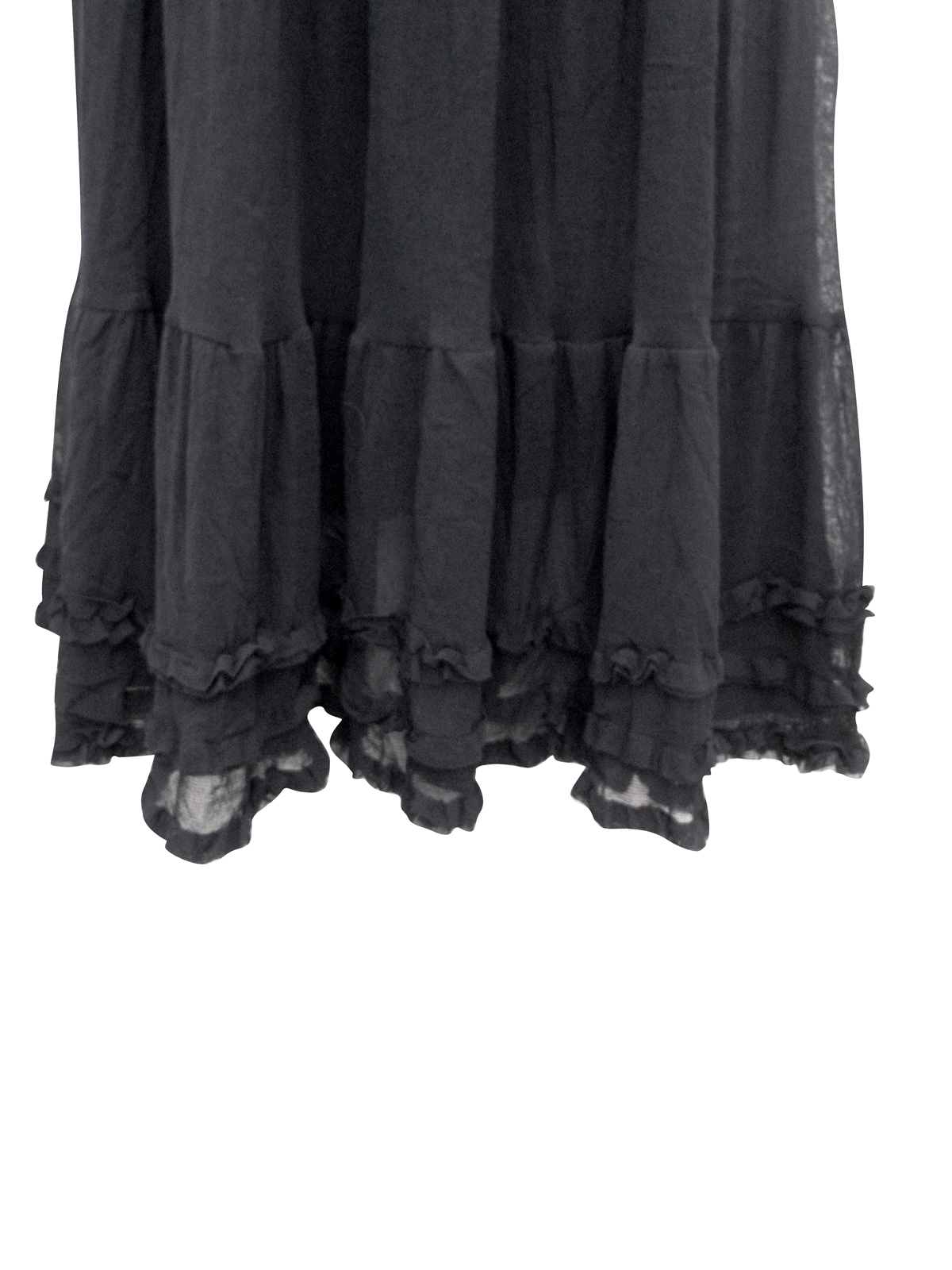 Marks and Spencer - - M&5 BLACK Long Panelled Crepe Skirt - Size 12 to 22