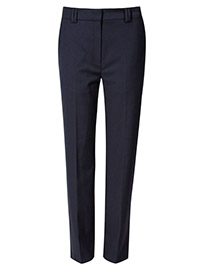 NAVY Straight Leg Trousers - Plus Size 16L to 22L
