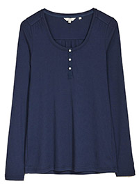 FF NAVY Avebury Henley T-Shirt - Size 6 to 12