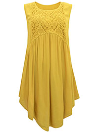JB OCHRE Summer Essentials Hanky Hem Tunic - Plus Size 14 to 18