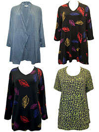 ASSORTED Boutique Stock Tops & Cardigans - Size 10/12 to 12/14 (S/M to M/L)
