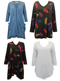ASSORTED Boutique Stock Tops & Cardigans - Size 10/12 to 12/14 (S/M to M/L)