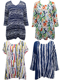 ASSORTED Boutique Stock Printed Tops - Size 10/12 to 14