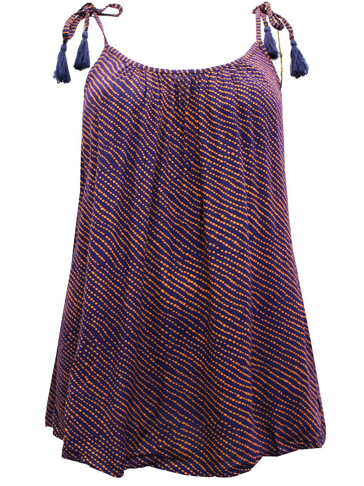 Navia Tier Strap Top (navy)