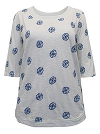 WS WHITE Weaver Embroidered Top - Plus Size 14 to 22