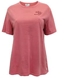 ROSE Pure Cotton 'Rubia' Back Printed Top - Size 8 to 20/22 (XS to XXL)