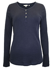 FF NAVY Maple Henley T-Shirt - Size 10 to 16